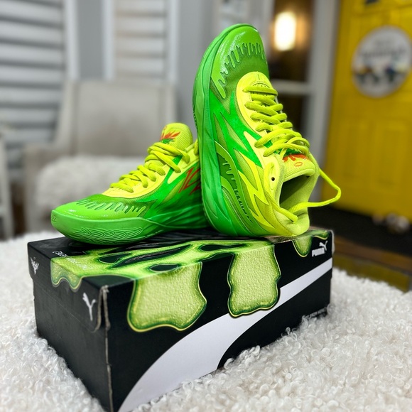 Puma Melo MB.02 slime edition size Y5.5 - Picture 2 of 7